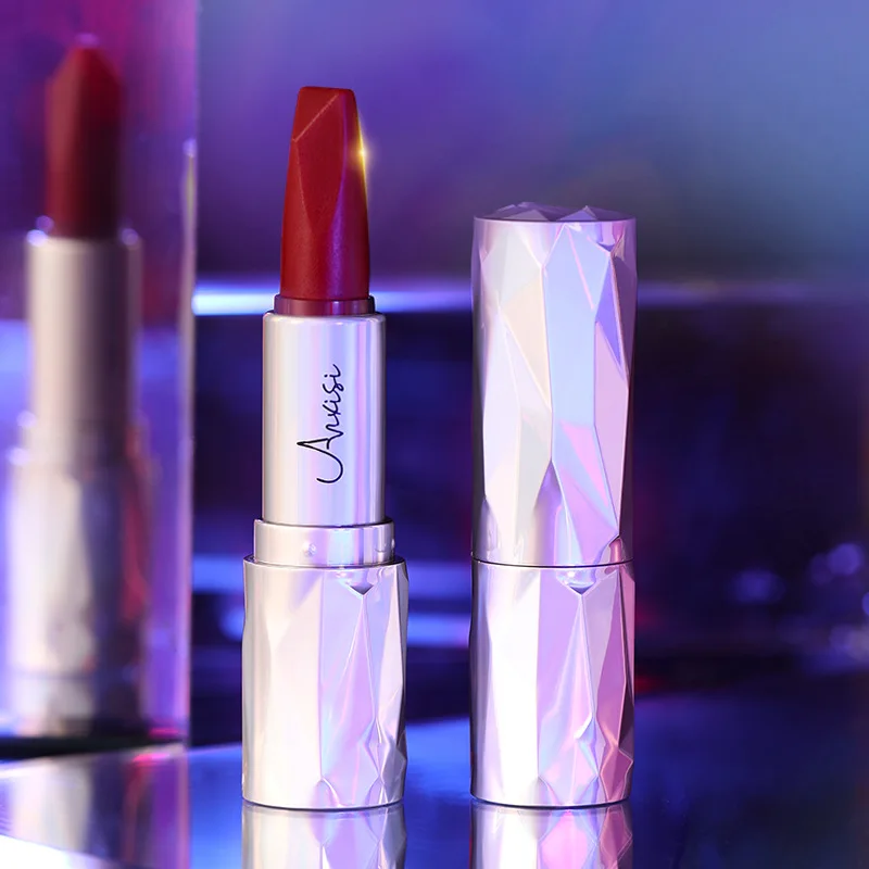 

tricolor lipstick crystal diamond lipstick 3 sides student makeup three-color lip stick 3in1 popular colors, Diamond section a three color