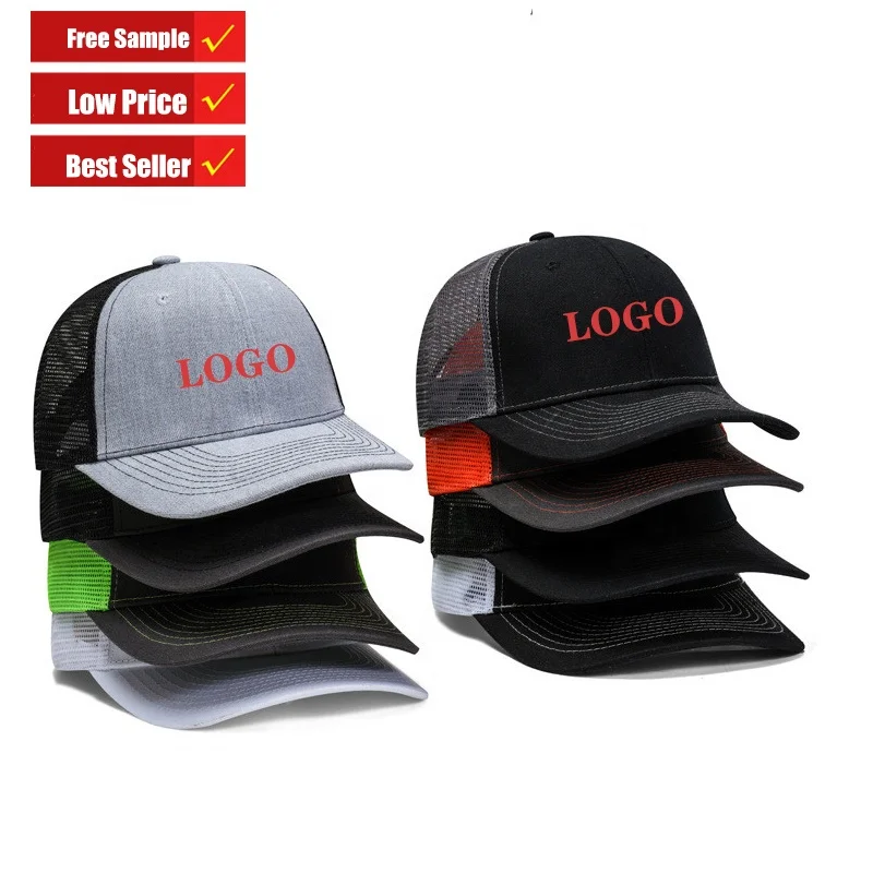 Custom Yupong Richardson 112 Trucker Hats Unisex Breathable Cotton Mesh Baseball Cap Running Hat Casquette Gorras Snapback Cap