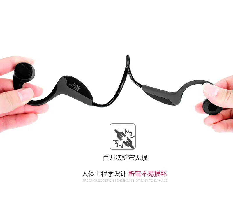 2019 Z8 bone conduction headphone 5D stereo bass surround wireless earphone - ANKUX.COM