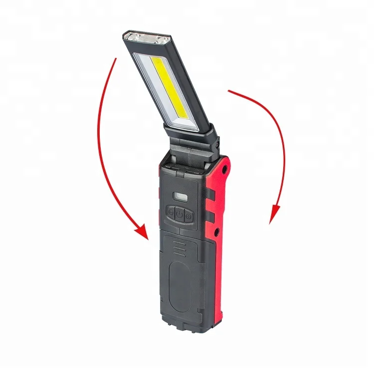 Rechargeable Power bank 2000mAh 18650 battery inspection LED work light