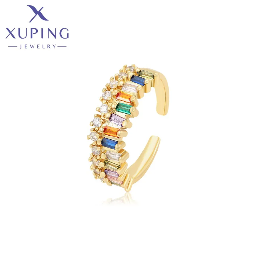 

R-382 Xuping Jewelry Fashion Exquisite Luxury 14k Gold Diamond Jewelry Ring Valentine's Day Gift Women Ring