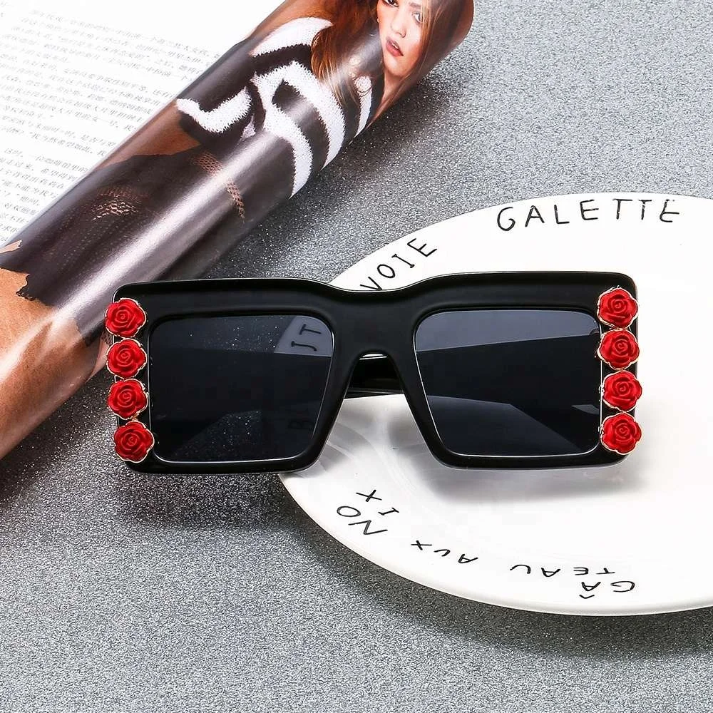 

Rose Square Sunglasses Stylish Women's Eyewear in Stock, Colors