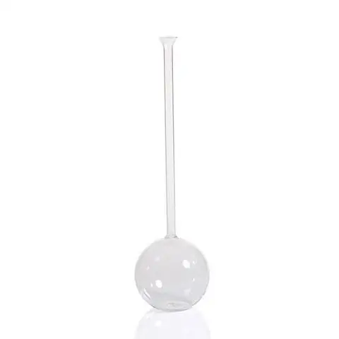 

Customized Hand Blown Modern Clear Borosilicate Long Neck Ball Glass Vase for Home Decoration Wedding Decoration