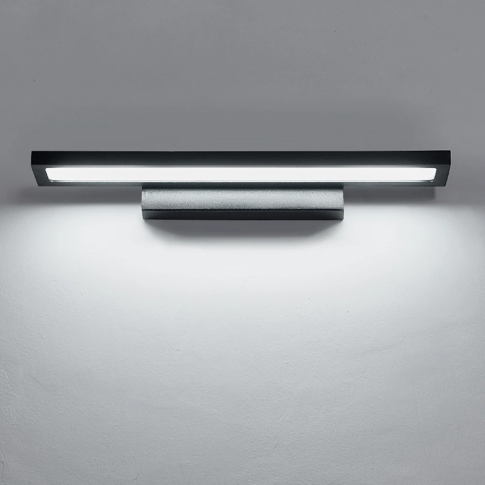 
7W Hot selling black led mirror light wall lamp indoor bathroom led lighting wall washer light 