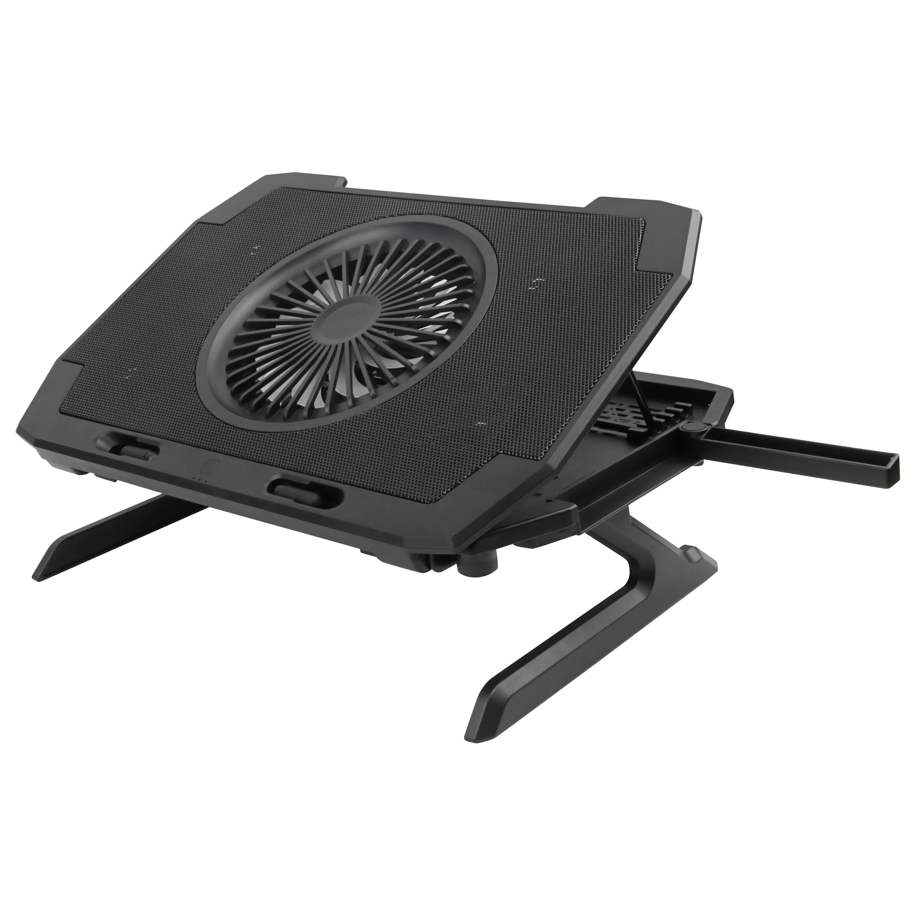 

Great Roc Soporte plegable Ice cooler 5 big fans &2 USB Ports RGB light for 12-17" Gaming cooling laptop pad adjustable