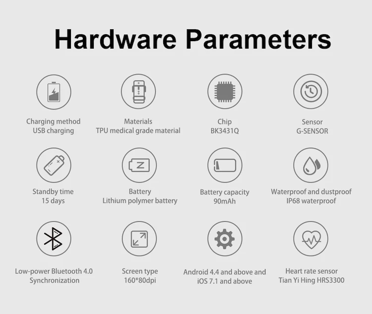 cheap smart bracelet QW18T smart temperature bracelet heart rate smart watch body temperature