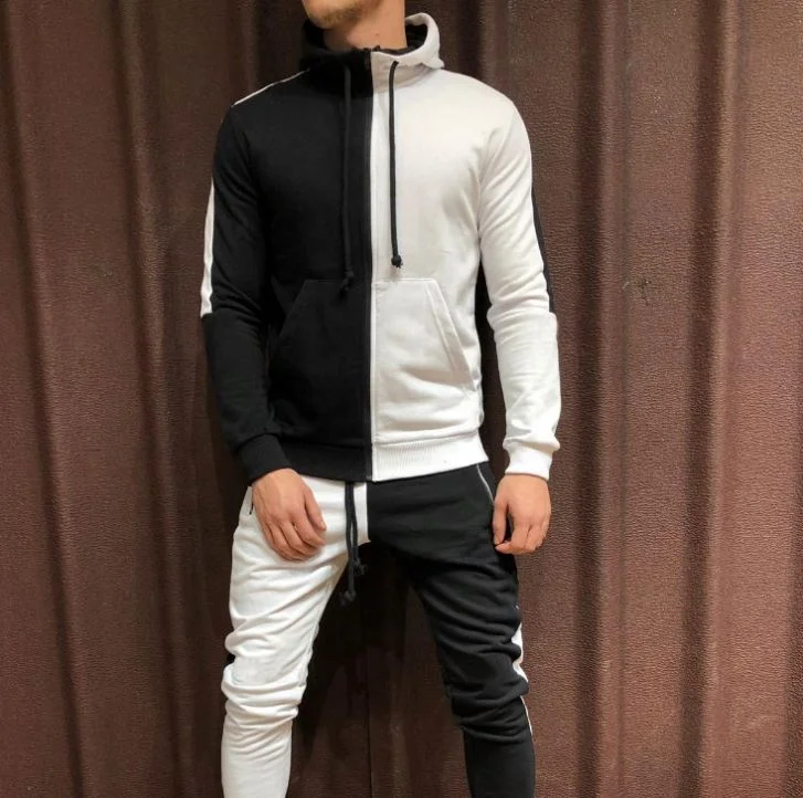 

2021 hot sale good quality Men's hoody sweat suits wholesale jogging suits sport track suit