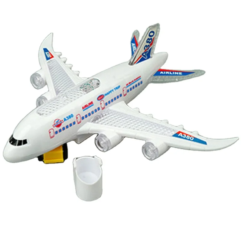 

Customizable electric plane universal aircraft model plane with 3D lights toys kids W248-13 22cm aircraft toy