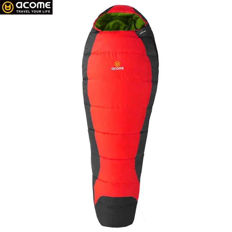 

ACOME China 0 degree mummy sleeping bag camping, Green