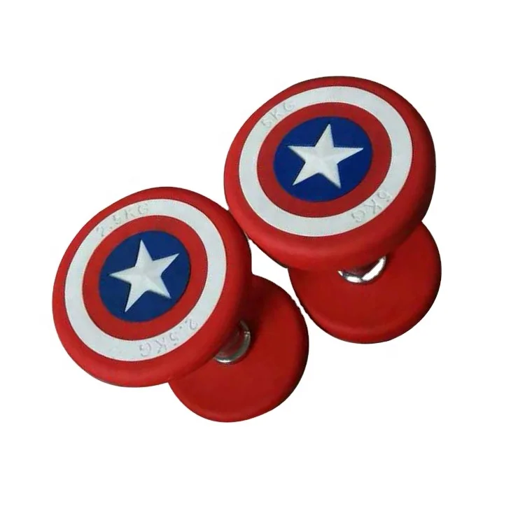 

Low Price Capital America Dumbbell Set Round TPU Dumbbell For Commercial, Red