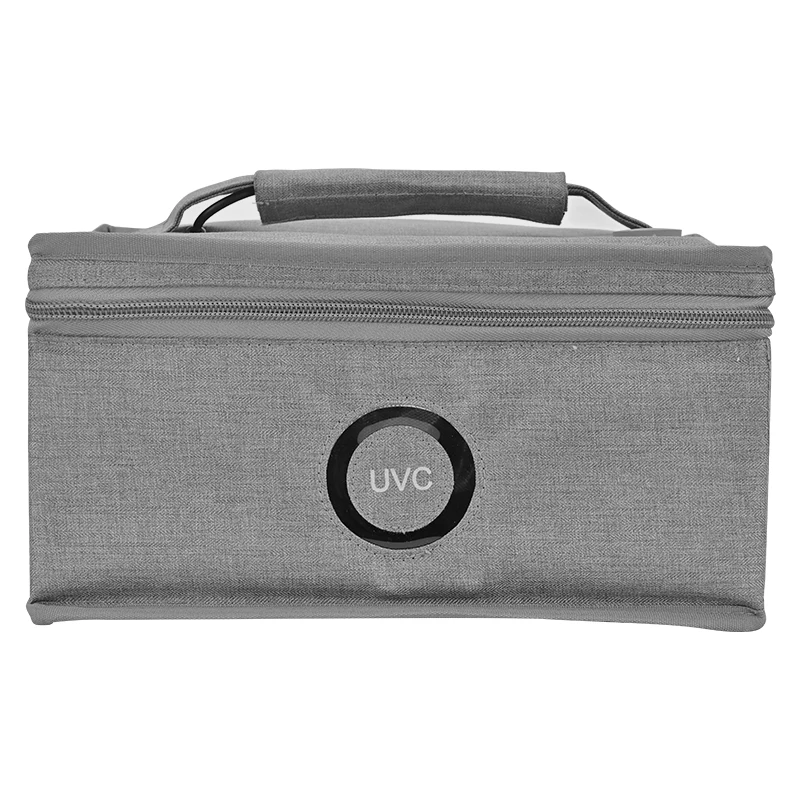 

Whole sale UV disinfection sterilizer package uv sterilizer bag portable for Travel Household, Grey