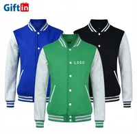 

2019 Fashion wholesale blank wear long sleeve mens coat custom letterman varsity jacket