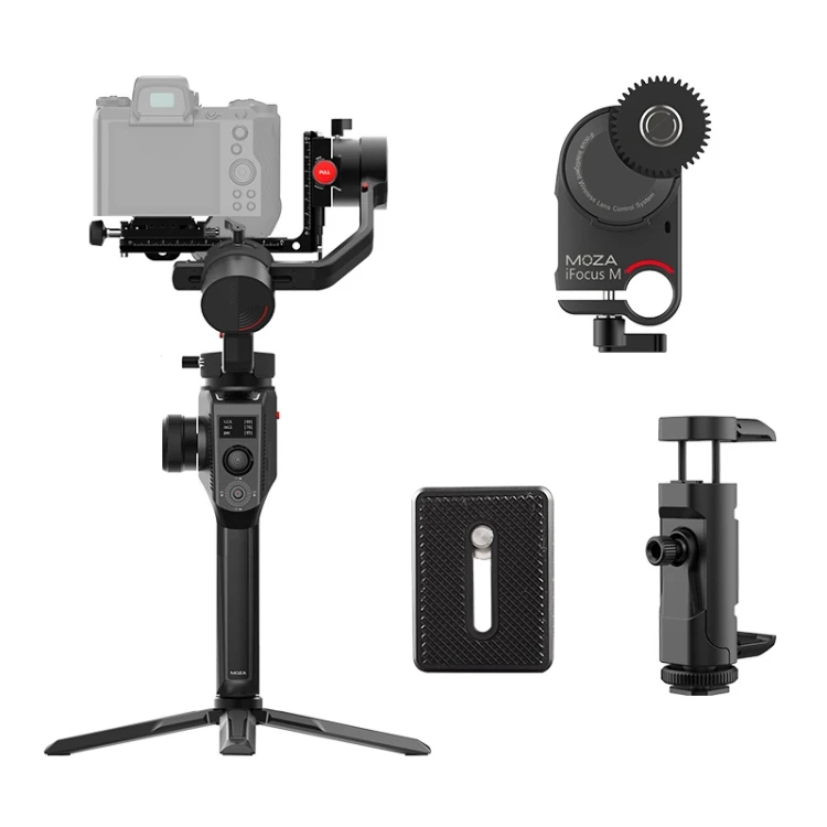 

MOZA AirCross 2 Professional 3 Axis Quick Release Plate Handheld Gimbal Stabilizer for DSLR Camera and Smart Phone