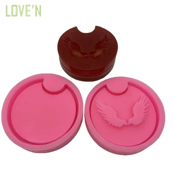 

LOVE'N LV233C shiny Scented storage case car coaster Aromatherapy Box silicone mold for DIY epoxy resin art craft