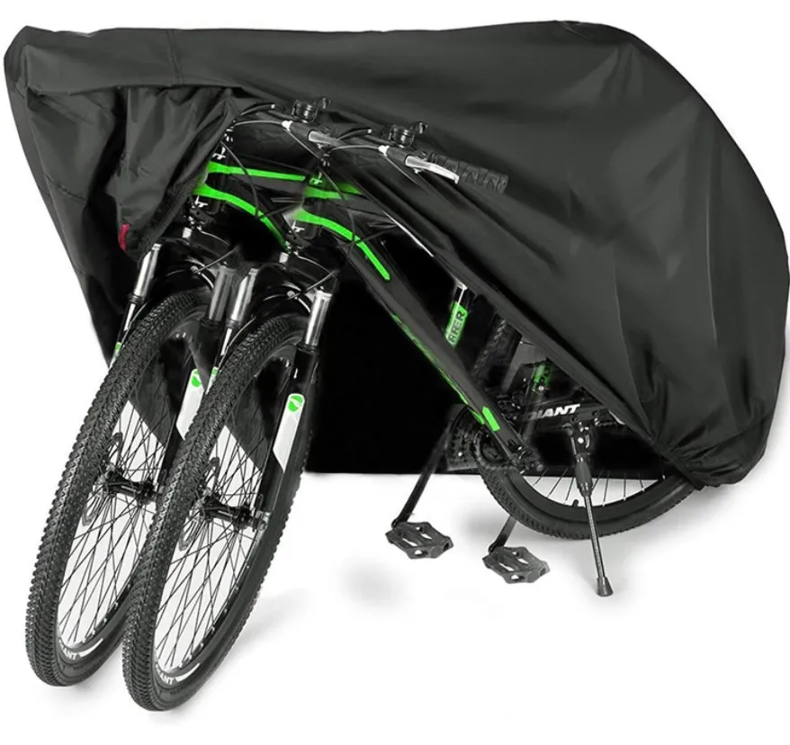 

2021 ebay Amazon best seller outdoor waterproof mountain bicycle bike raining cover for outside storage, Black and white