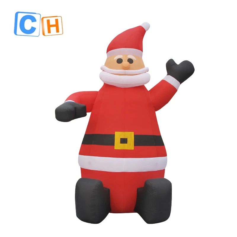 

Christmas inflatables 4mH huge inflatable Santa Claus advertising inflatables for event