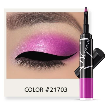 

Hot Selling Eye Makeup Double-headed Eyeshadow & Eyeliner Highly Pigmented Eyeshadow Set Eye Shadow Lady's Eyes Beauty Makeup 4g