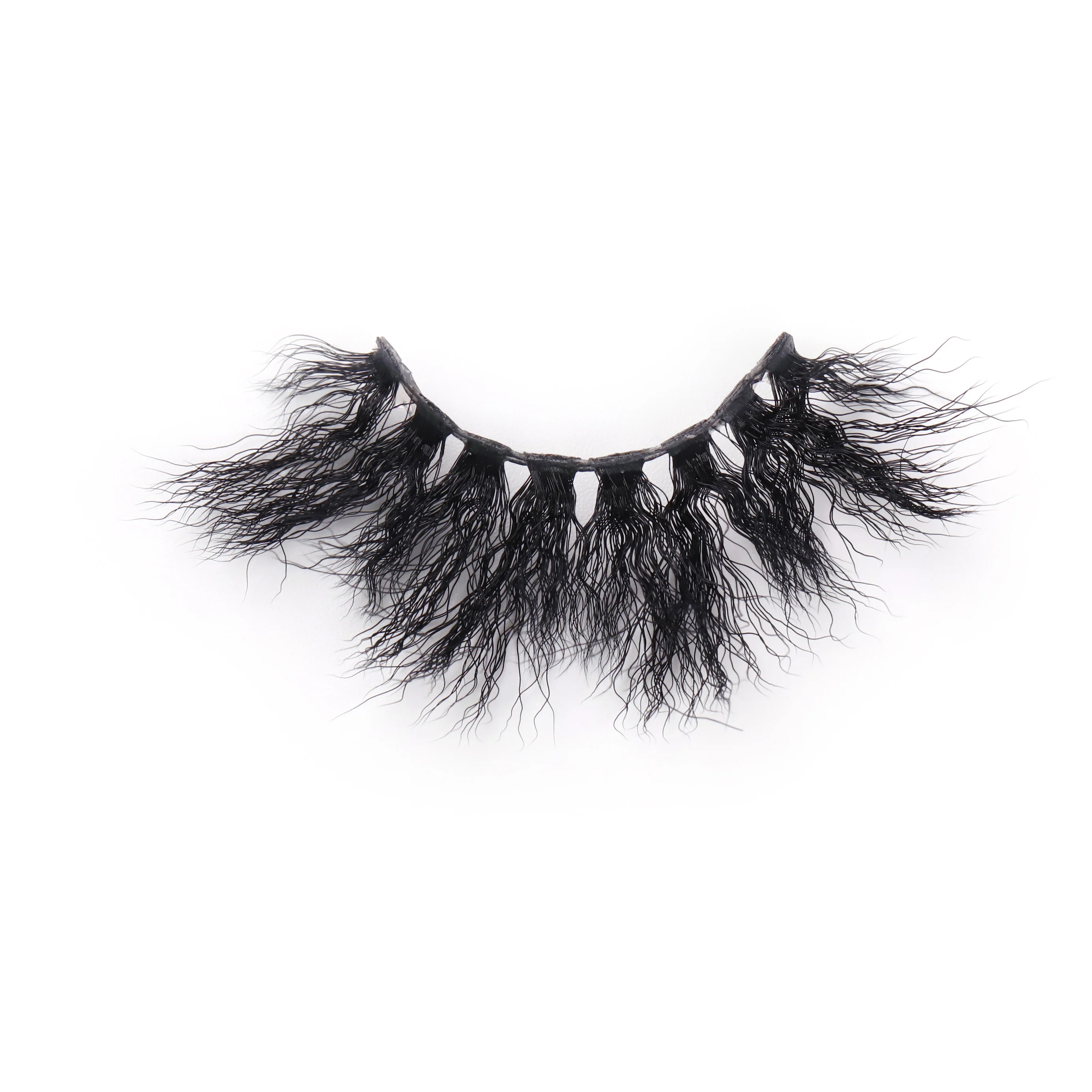 

fluffy free sample real mink custom logo packaging 25mm 30mm 6D mink eyelashes