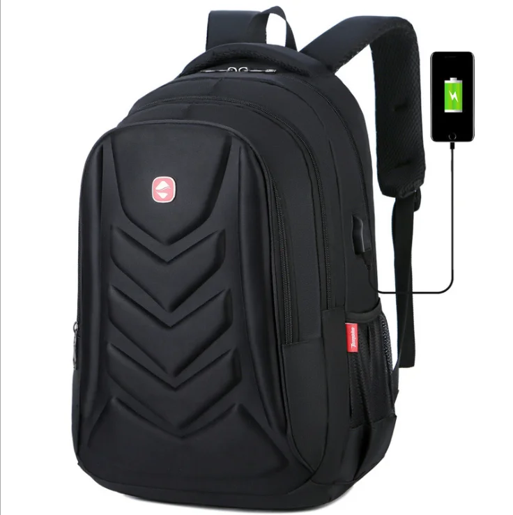 

new design USB laptop backpack bag fashionable nylon laptops bag 15.6 inch waterproof for men