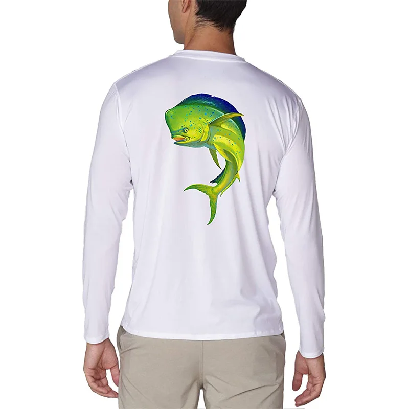 

Custom Design Sublimation Blank Fishing Jersey Shirts Anti UV/SPF 50 Performance Athletic Running Tshirts For Men Boys