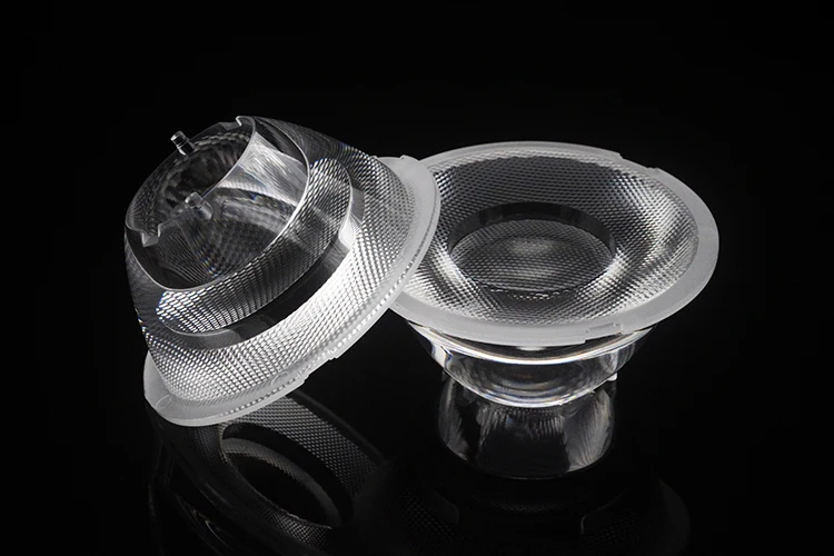
High Quality COB 68MM PMMA PC Plastic Optical LED Lens Indoor Hotel Restaurant Led Lenses Reflector Lens LES 6-12mm 