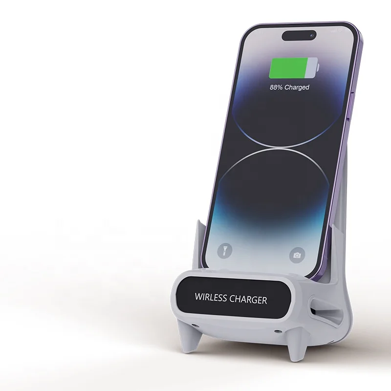 

Hot Selling New Arrivals Phone Holder Wireless Stand Fast Charging Portable 15W Qi Wireless Charger For Cell Phone