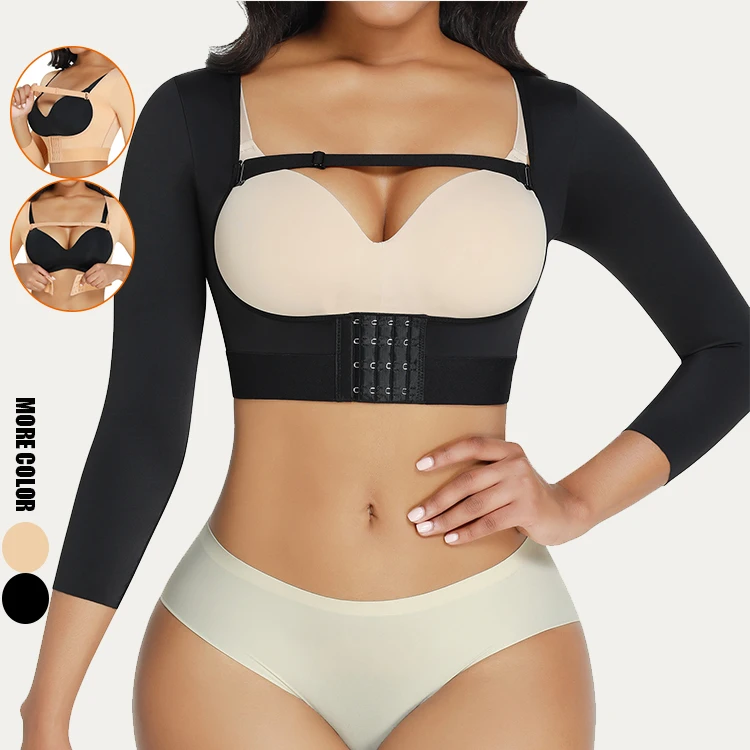 

HOT SALE Drop Ship faja postparto 3 en 1 Body Shaper Bra Back Support Push Up Bra Slimming Arm Shapers Faja Shapewear Bra