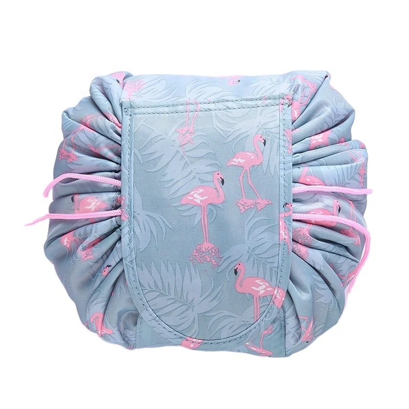 

Wholesale Lazy Portable Makeup Bag Large Capacity Drawstring Cosmetic Bag Waterproof Travel Magic Toiletry Bag
