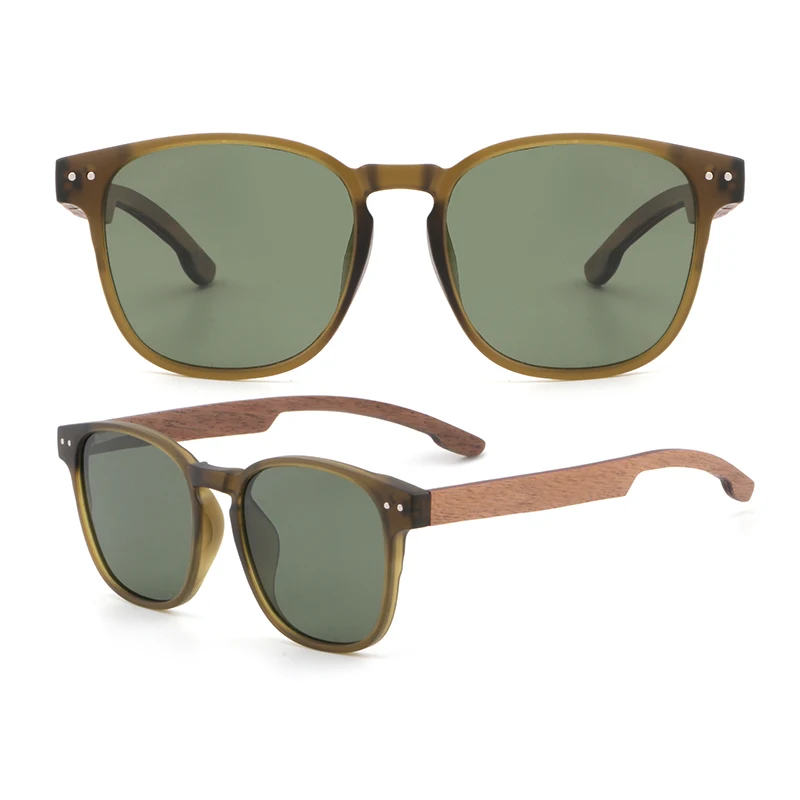 Clear plastic wood   for woman luxury sunglass 2024