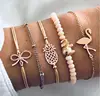 Fashion gold Pineapple Bracelet set for women wholesale N97273