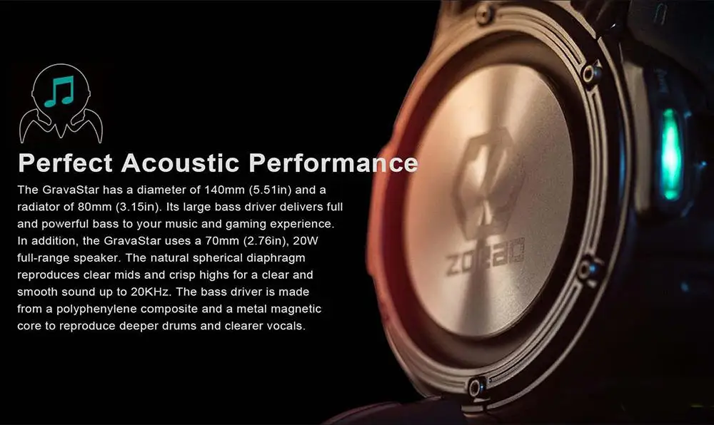 [UK STOCK FREE SHIPPING] GravaStar Bluetooth Speaker with 20W Sound Dual Speaker 30-Hour Worktime Bluetooth And AUX Connections - ANKUX.COM