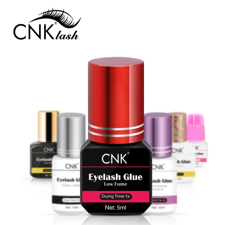 

CNK Wholesale Custom Logo Latex Free Black Lash Extensions Super Bonder Vegan Eyelash Glue For Sensitive Eyes, Natural black