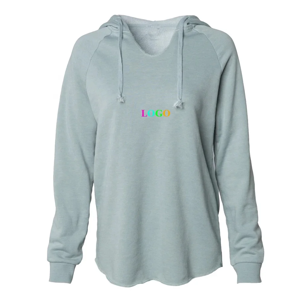 

Women's Casual V Neck Hooded Pullover Hoodies Fashion Beautiful Color Hoodies, Customized color