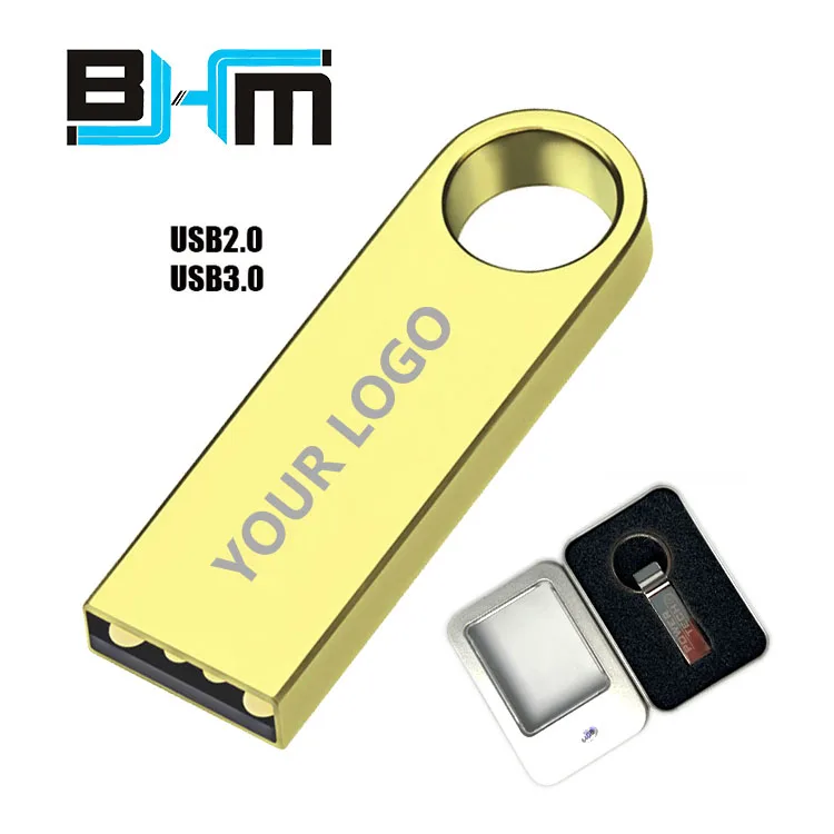 

Personalized Custom Memorias Usb Flash Drive 2.0 3.0 Metal Mini Flash Memory Stick 1Gb 4Gb 16G 64Gb 128Gb Cle Usb Music Pendrive