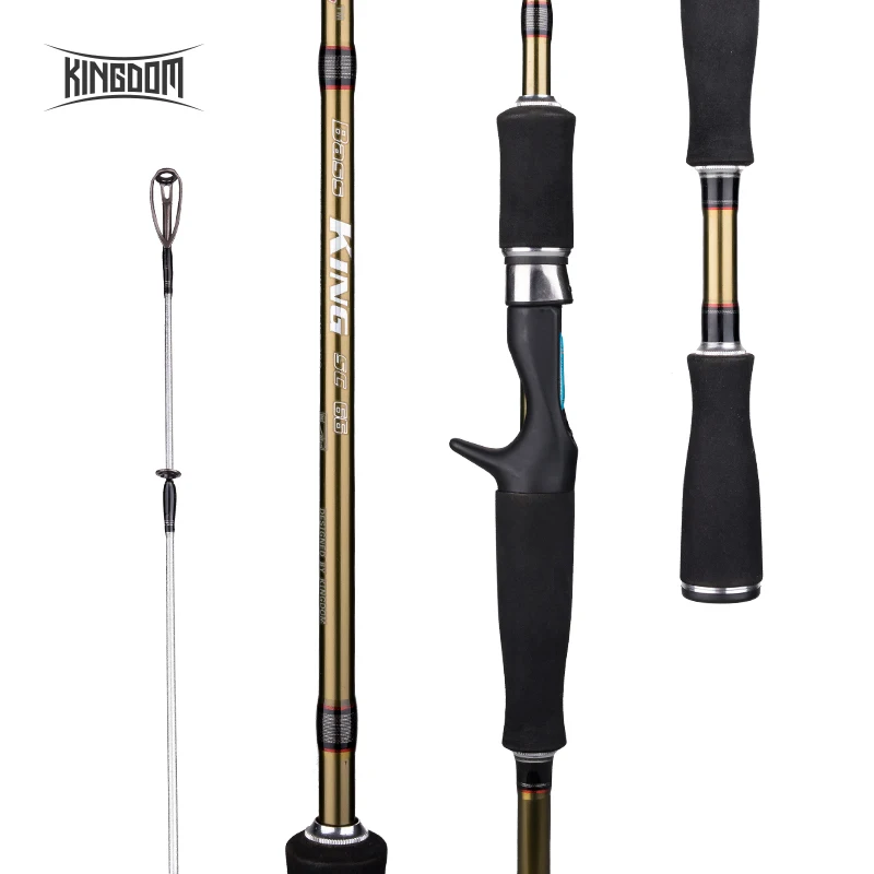 

Kingdom High Carbon Spinning Fishing Rods Fuji Multi-section Lightweight Ceramic Guide Feeder rods Casting Fishing Travel Rod