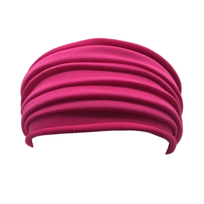 

Wide Stretch Headbands Sport Yoga Gym Sweatband Headband for Women Men Hairband Bands Elastic Head Wrap Fitness Hair Band