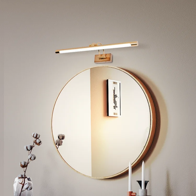 
wholesale Modern troy horizon aluminumbathroom vanity lighting fixture indoor hotel led wall lamp 