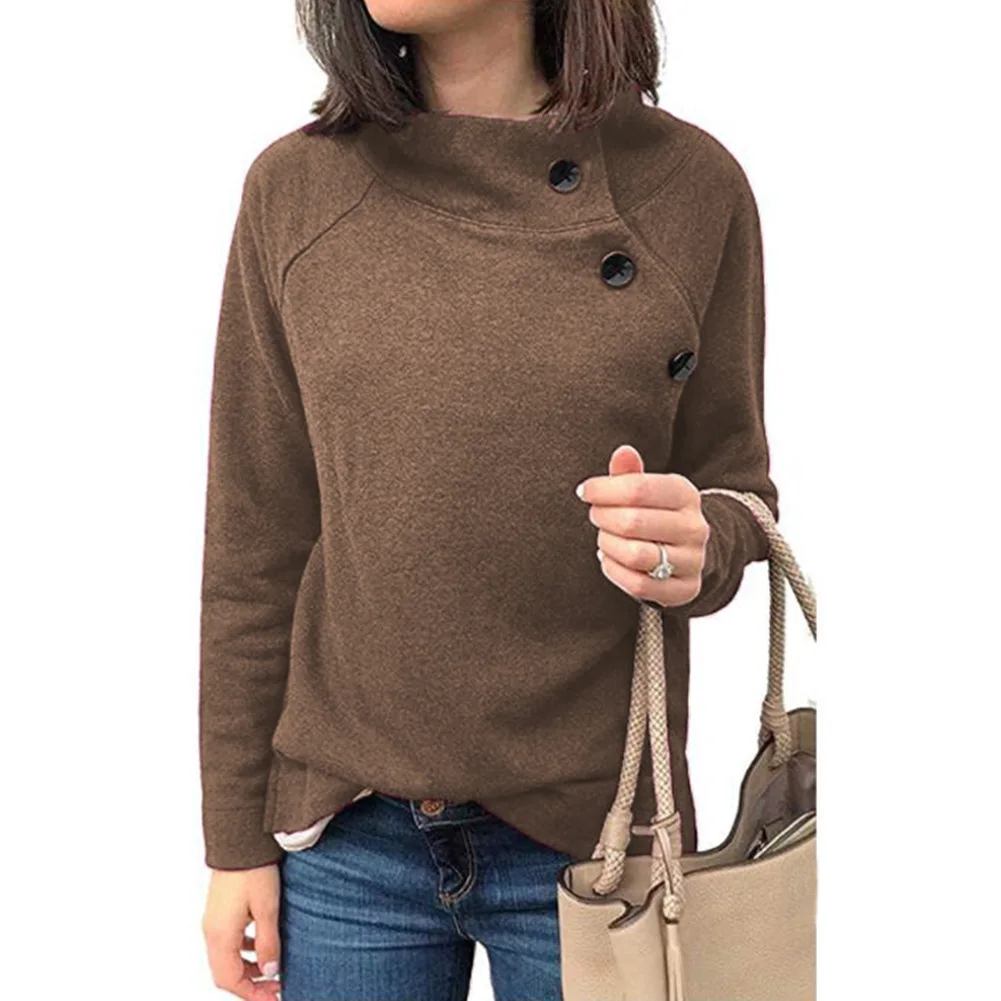 

Shein winter fashion O-Neck sweater long sleeve ladies' blouses tops, 6 colors