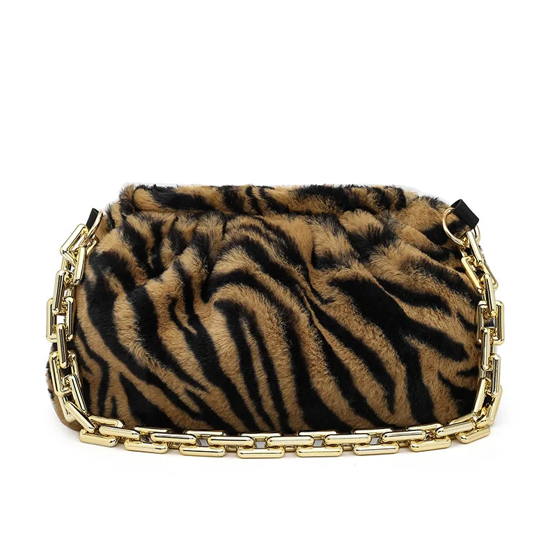 

Ladies Fashion Handbags Branded Designer Ladies Fashion Popular Ladies Fashion Cow Zebra Print Purses and Fur Luxury Handbags, 5 colors