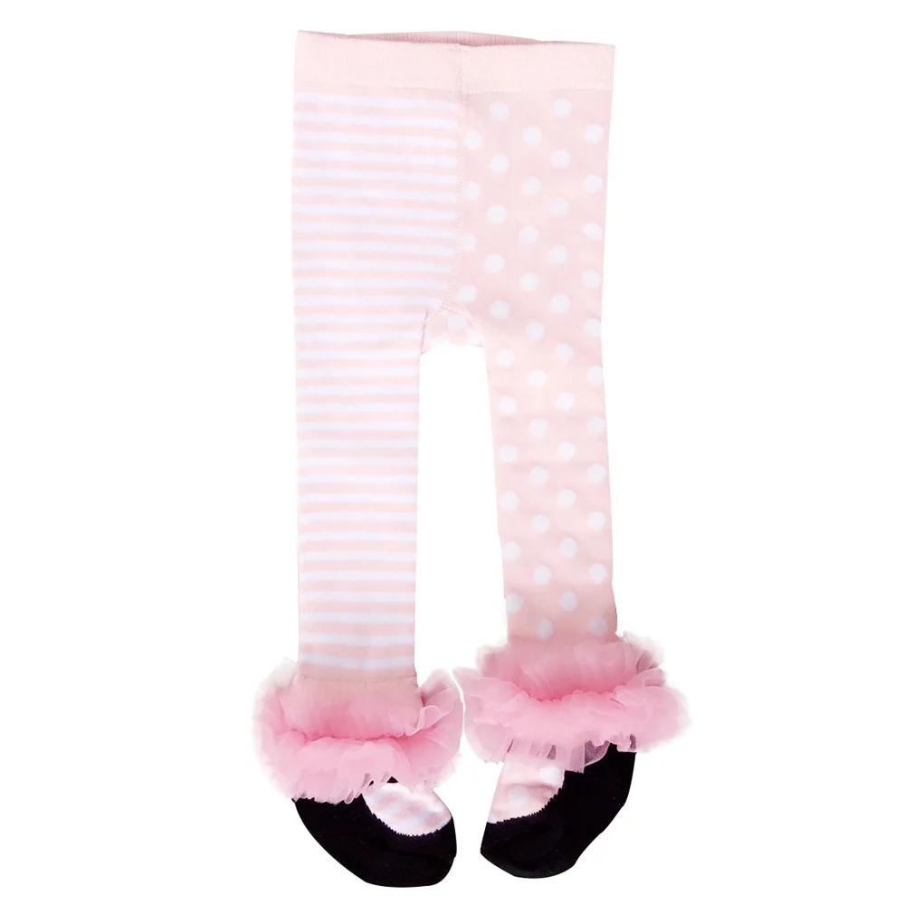 

Hot style baby cotton leggings baby mesh decorative tights princess tights, 1color
