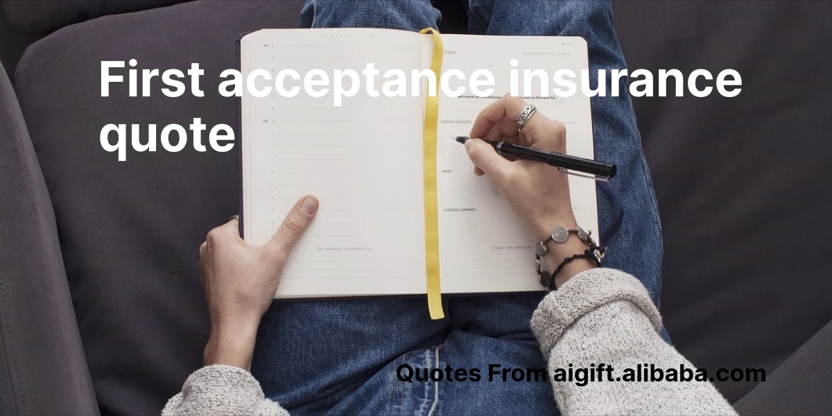 first acceptance insurance quote
