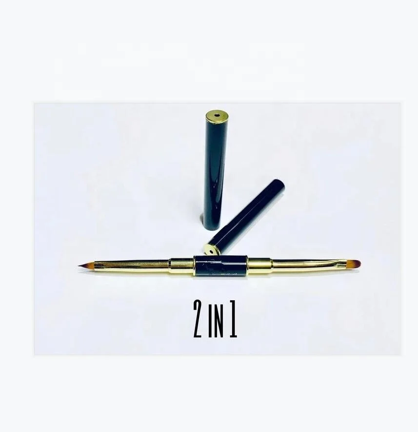 

Yihuale Dual ended Metal Handle Nylon Hair Nail Art Liner Paint Brushes