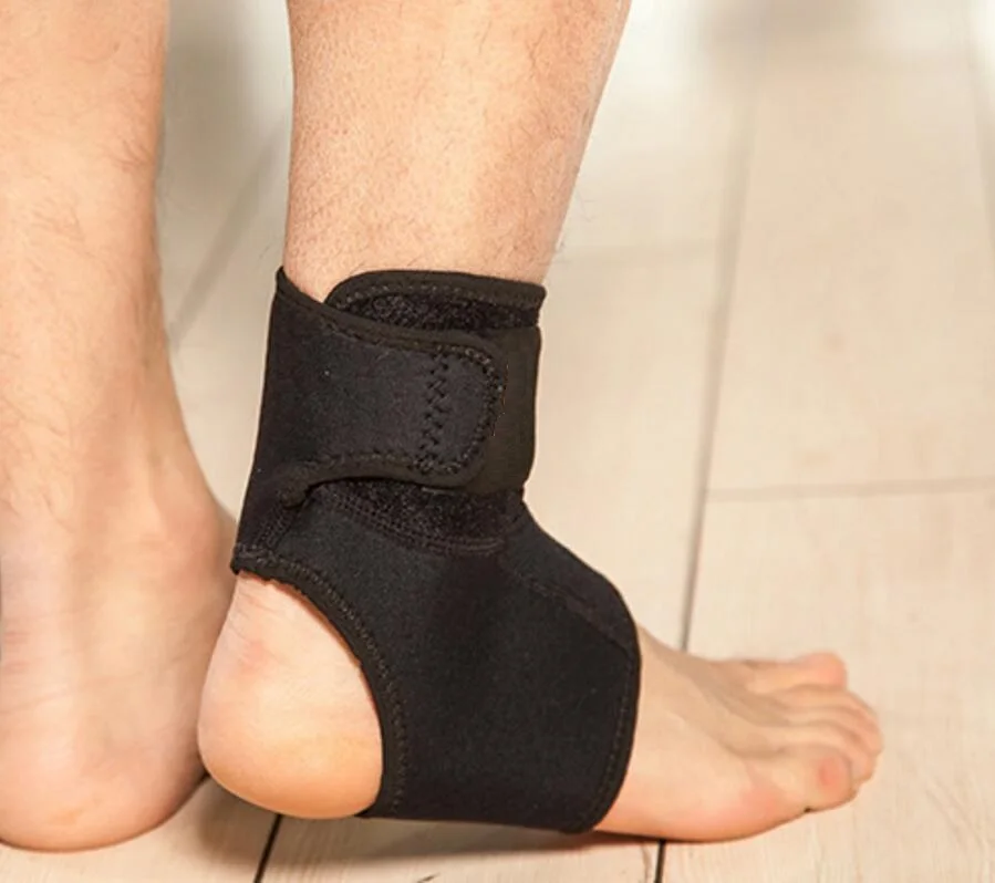 

Adjustable ankle support Compression ankle sleeve ankle brace, Black