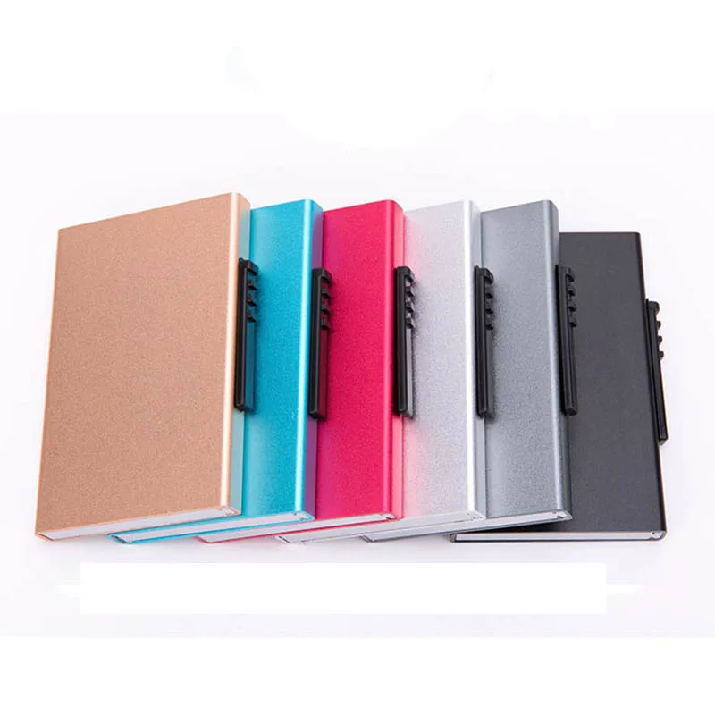 

Business Card Holder Function Passport Cover RFID High Quality Slim Purse Thin Card Case for Men and Women