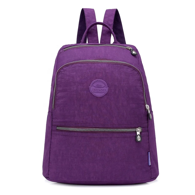 

Wholesale girls college school outdoor waterproof nylon fashion casual rucksack backpack from China