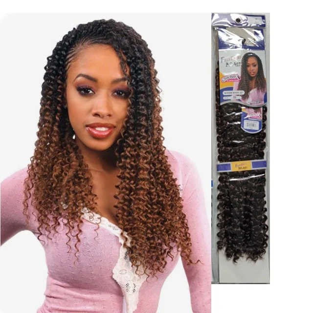 

22inch Free Tress Synthetic Hair Crochet Braids Water Wave synthetic braids free tress water wave hair