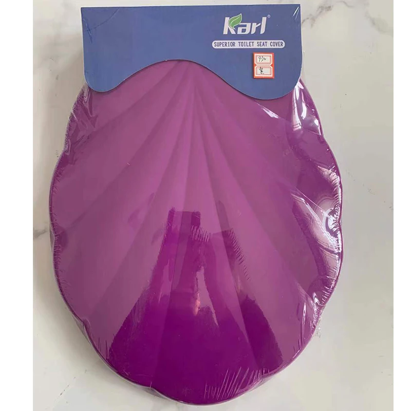 

MT-930 Good Quality Colorful Elongated sea shell Toilet Seat Shape and Closed Front Toilet Seat Type, White