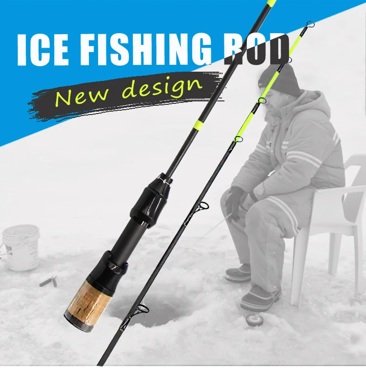 Pc2 Flat Tip Technology Fishing Tackle Winter Cork Handle Ice Fishing