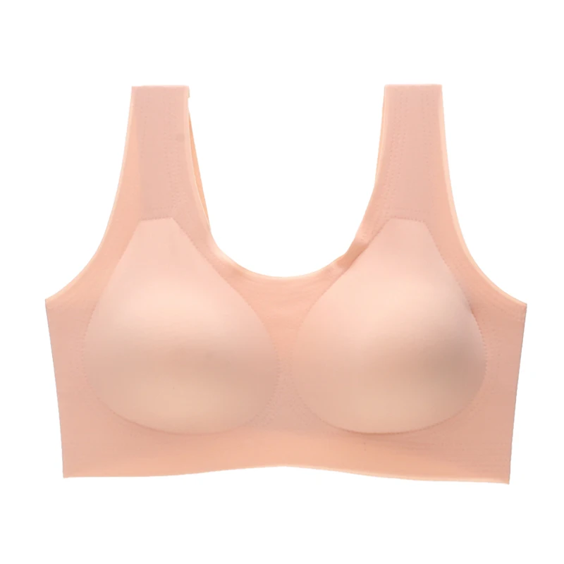 

UNICE low MOQ wholesale soft breathable training women bra padded removable and wire free  bra yoga seamless bra sports, 8 colors