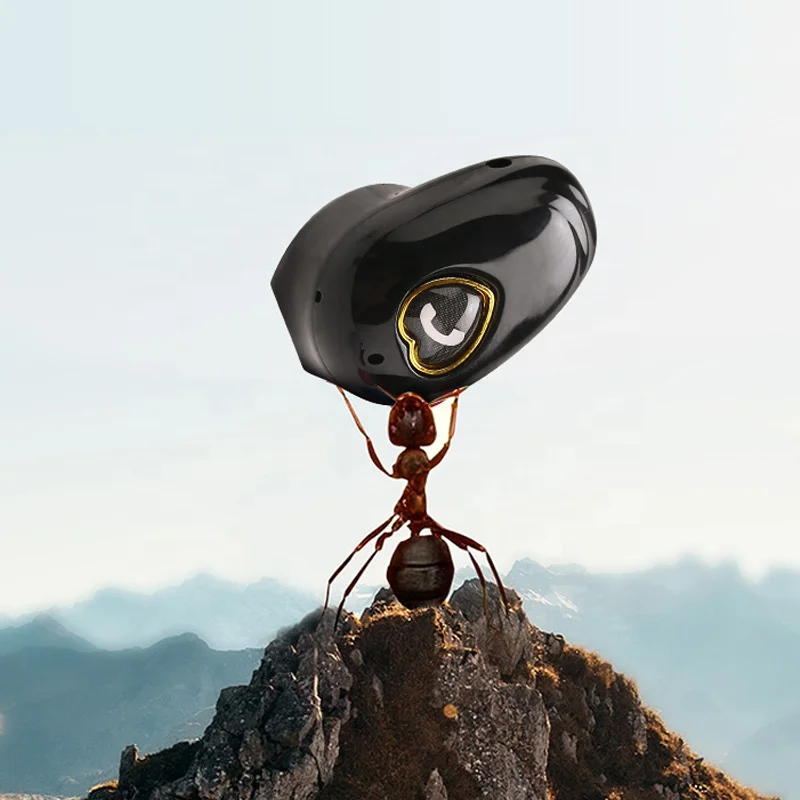 

Hot Sale 2019 V20 Business Single in-ear Sweat-proof Wireless Earphone Mini True TWS 5.0 Sport Compact Earbud